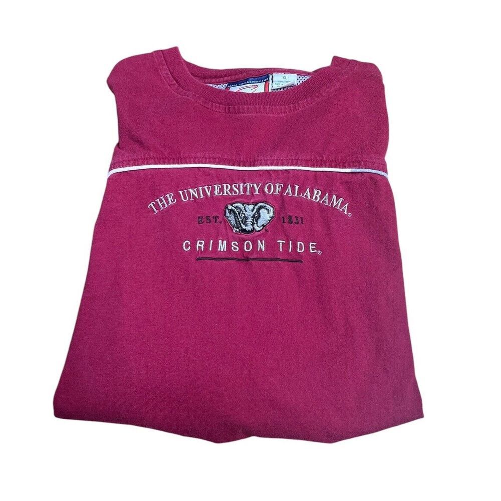 Alabama Crimson Tide‎ Embroidered Elephant T-Shirt Size XL Cotton Sports
